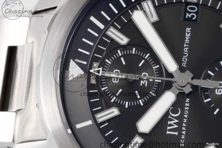 MIROTIME 0509 EasyCare Aquatimer Chrono SS V6SF 1:1 Best Edition Gray Dial on SS Bracelet A 7035